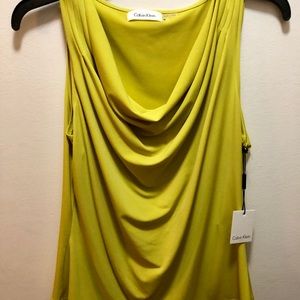 Two Calvin Klein Sleeveless Blouses